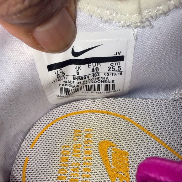 Size 8.5 - Nike Air Huarache City Low White Fuschia Wmns, Clean, With Box, Great - Picture 8 of 10